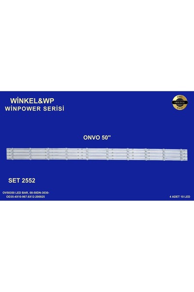 REWEL Onvo Tv LED BAR 50 inç 4lü takım 10 mercek 284433-M9