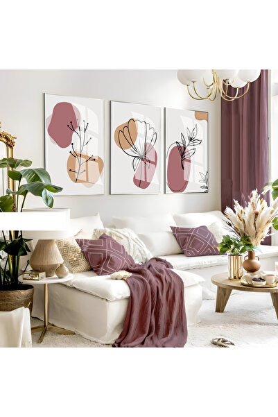 Harika bir ev Hari̇kabi̇rev | Soft Orange-Pink Minimalist Flower Combination ...