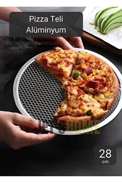 Jet's Home Pizza Tepsisi Alüminyum Pizza Teli Lahmacun Tepsisi 28 Cm