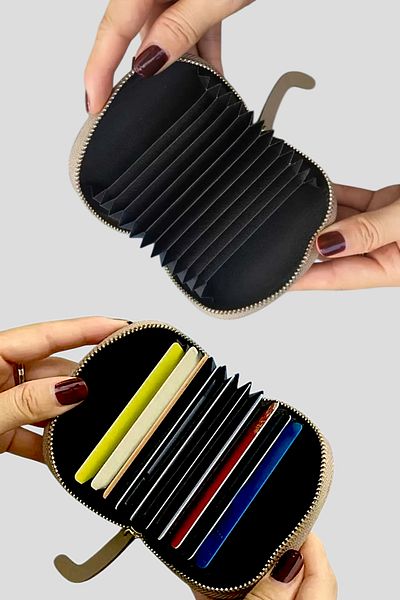 roseberry Blue Cat Wallet Multi-Compartment Faux Leather - R1008