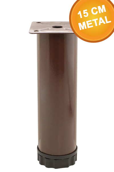 NUBLADO Metal 15 cm Maro Mobilier Reglabil Canapea Fotoliu Baza Suport Picior Picioare.