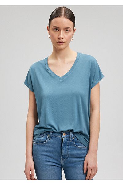 Mavi Viskose-T-Shirt mit V-Ausschnitt - Regular Fit167714-70753