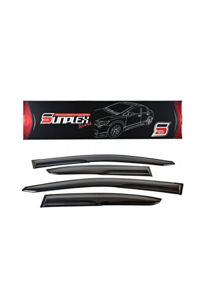 SUNPLEX Fiat Doblo Iı 2023 2024 İle Uyumlu Sport Style Cam Rüzgarlığı 4 Parça...