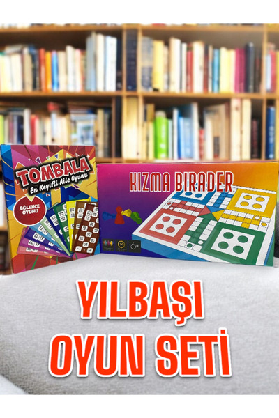 PEMPERİ Tombala Ve Kızma Birader Yılbaşı Oyun Seti Kutu Oyunu