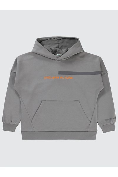 Civil Boys 10-13 Years Old Boy Gray Sweatshirt