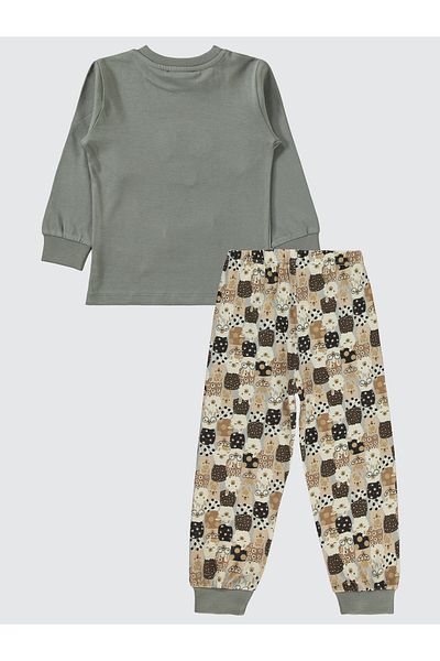 Civil Girls 2-5 Years Old Girl's Pajama Set - Graphite