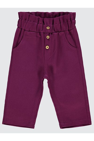 Civil Baby Baby Girl Pants 6-18 Months Eggplant Purple