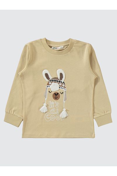 Civil Girls Girl's Pajama Set 2-5 Years Old Oat Milk
