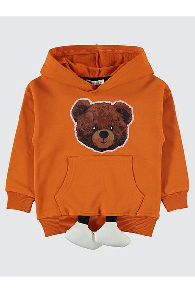 Civil Boys 2-5 Years Old Boy Orange Sweatshirt