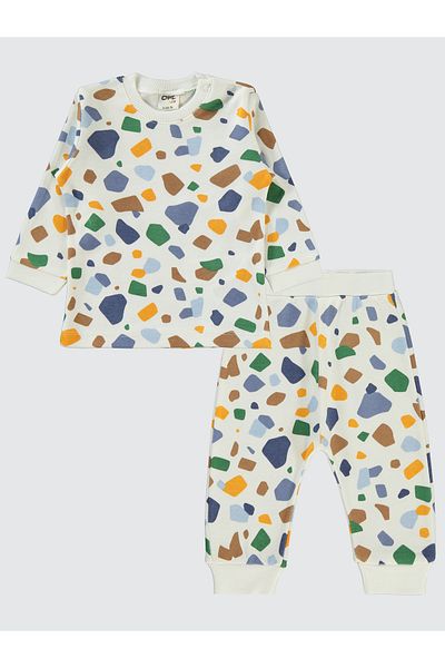 Civil Baby 6-18 Months Baby Boy Ecru Set - Without Booties
