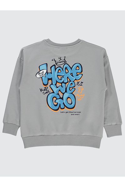 Civil Boys 10-13 Years Old Boy Gray Sweatshirt