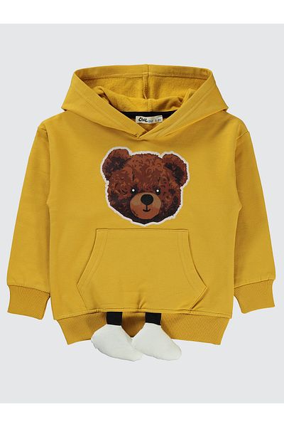 Civil Boys 2-5 Years Old Boy Mustard Sweatshirt