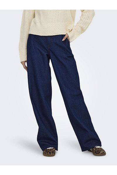 JDY Düz Kesim kot pantolon JDYSALLY Hohe Taille Gerade geschnitten Jeans
