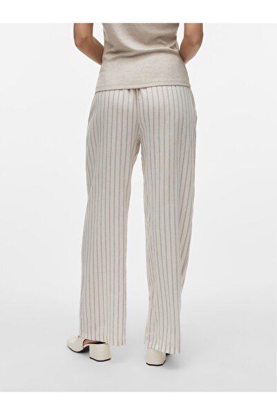 Vero Moda Hose mit weitem Beinschnitt VMLINN Mittlere Taille Hose