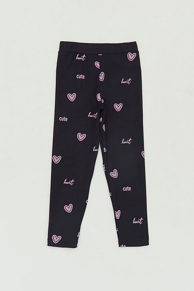 Fulla Moda Heart Printed Girl's Tights