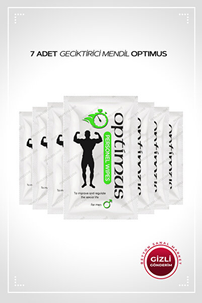 PEARLESS LOVE Geciktirci Uzun Deneyim Mendil 7 Adet Optimus