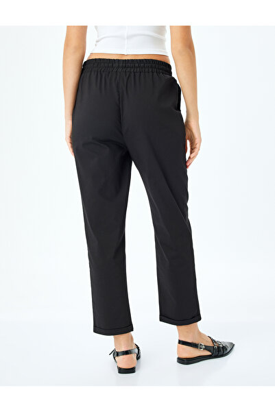 Koton Yüksek Bel Cepli Havuç Kesim Pantolon