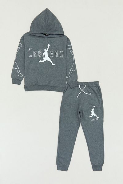 Fulla Moda Legend Printed Hooded Jogger Boys Tracksuit Set