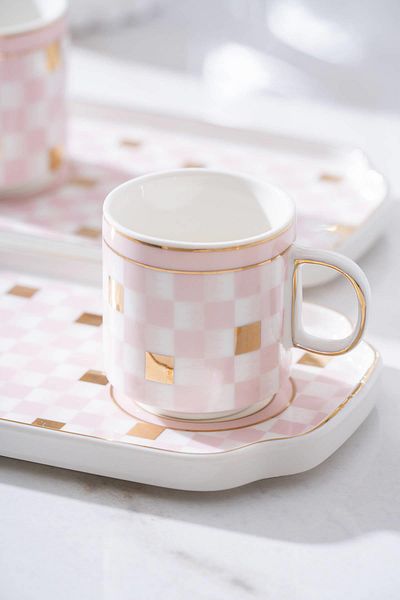 ACAR Skye Duo 2-Person Coffee Cup Set - Pink