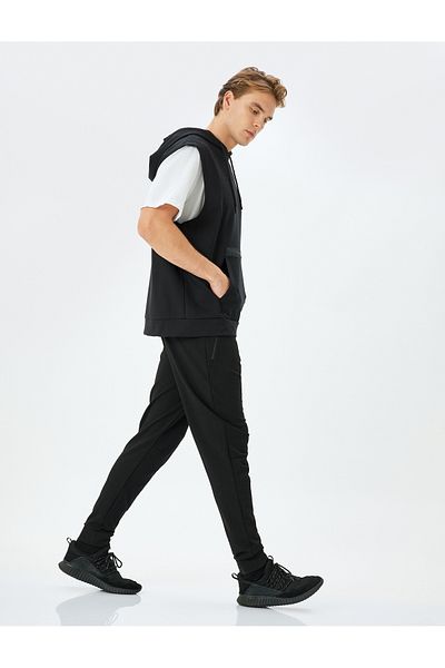 Koton Αθλητική φόρμα Jogger Blended Viscose με τσέπες με φερμουάρ