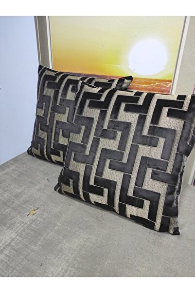 Evcimenhome 2 τμχ Χοντρό βελούδινο κάλυμμα μαξιλαριού 43cmX43cm labikah χρώμα...