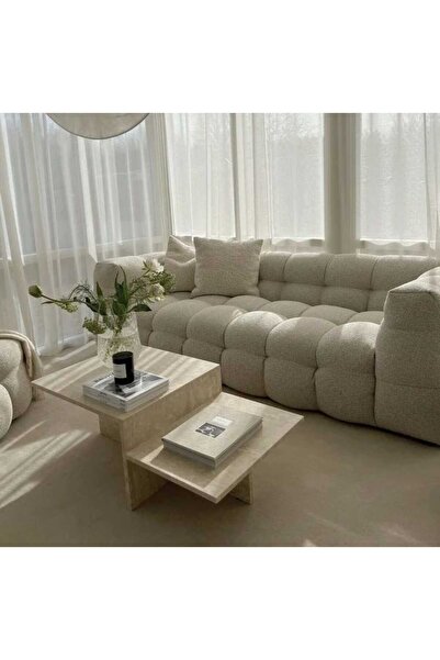 Home Mermer-Traverten Orta sehpa