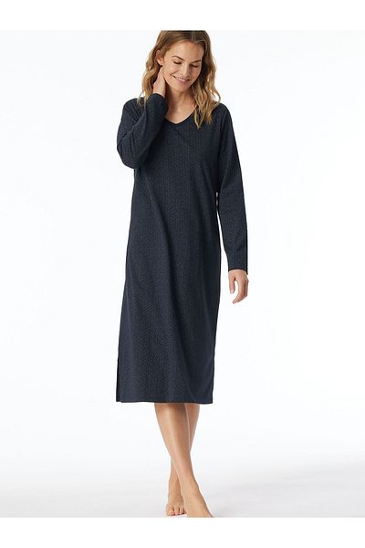 Schiesser Nachthemd Comfort Essentials Nacht-Hemd Schlafmode Sleepwear