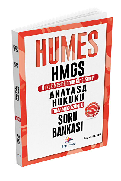 Dizgi Kitap 2025 Humes HMGS Anayasa Hukuku Tamamı Çözümlü Soru Bankası