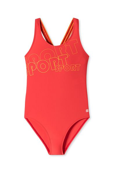 Schiesser Badeanzug Aqua Teen Girls Bade-anzug Schwimmen Bauchweg