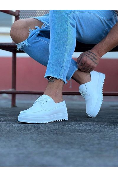 Wagoon WG506 Λευκά ανδρικά παπούτσια casual