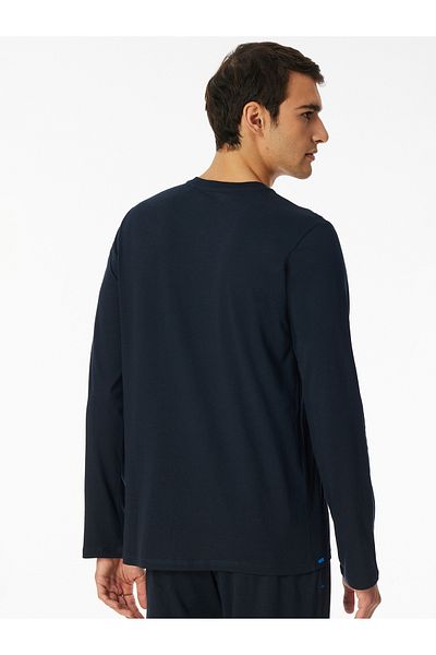 Schiesser Longsleeve Mix Relax Schlaf-oberteil Nachthemd Sleepshirt