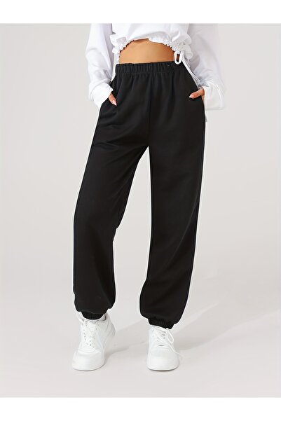 Lider Leather Βαμβακερό πολυεστερικό παντελόνι τζόγκερ με 2 κλωστές