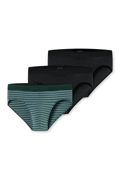 Schiesser Slip aus 95/5 Bio-Baumwolle