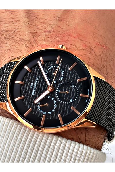Romanson Function Steel Band Steel Case Men's Wrist Watch 1366.05