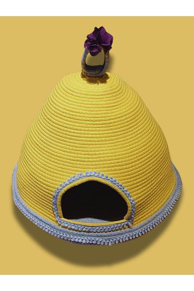 Canlı Dünyası Cat Tirmlama Mati and Nest Custom Handmade C.130Cm H.30Cm Door Girishi - 13X10 Set of 2