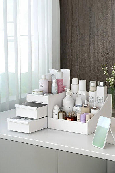 Fesya Home ELEGANCE Çekmeceli Çok Amaçlı Organizer Kozmetik Parfüm Krem Takı Düzenleyici