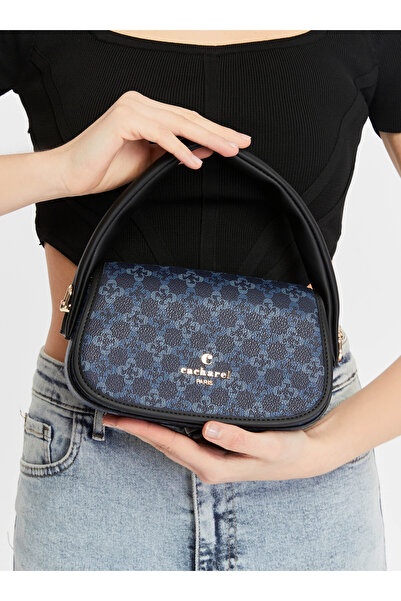 Cacharel Navy Blue Women's Shoulder Bag C-100