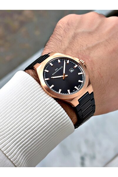 Romanson Special Design 5 Atm Waterproof Steel Cord Steel Case Men's Wristwatch