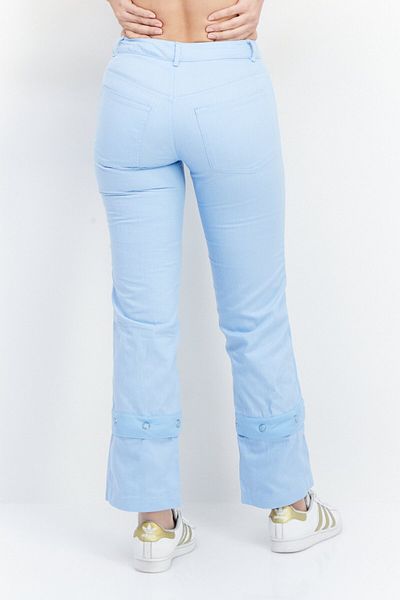 adidas Women Loose Fit Textured Outdoor Track Pants, Light Blue