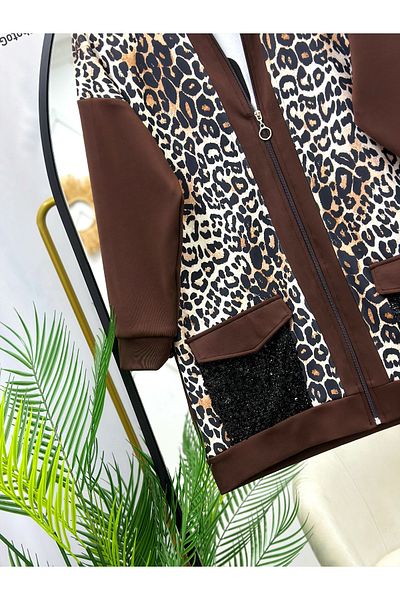 YEDİLALE Payet Pocket Leopard Suit