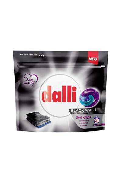 Dalli Siyah Ve Koyu Renk Çamaşırlar İçin Tablet Çamaşır Deterjanı 3'ü 1 Arada 24 Yıkama
