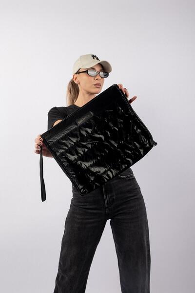 ham design Olivia Bag Kadın Clutch Çanta Siyah