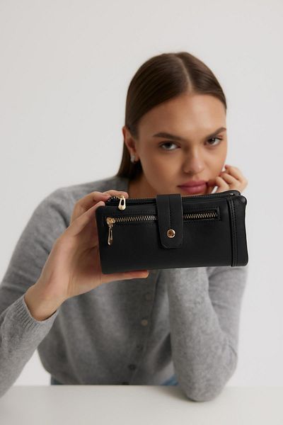 Shule Bags Jolls Black Portfolio Wallet