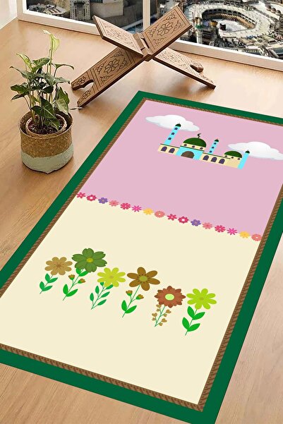 Carmine Carpet Covoraș pentru copii, lavabil, imprimat digital, anti-alunecare