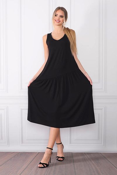 aytemas Skirt Bias Gathered Sleeveless Dress