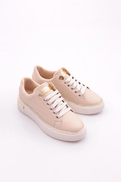 DGN 2559 Pantofi pantofi de damă cu dantelă cu dungi