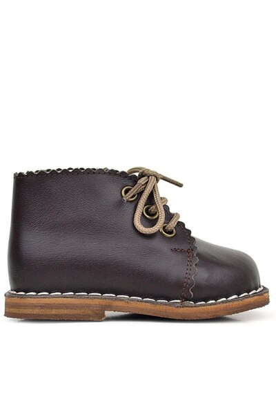 Little daisy Handmade Hakiki Deri Bebek Bot