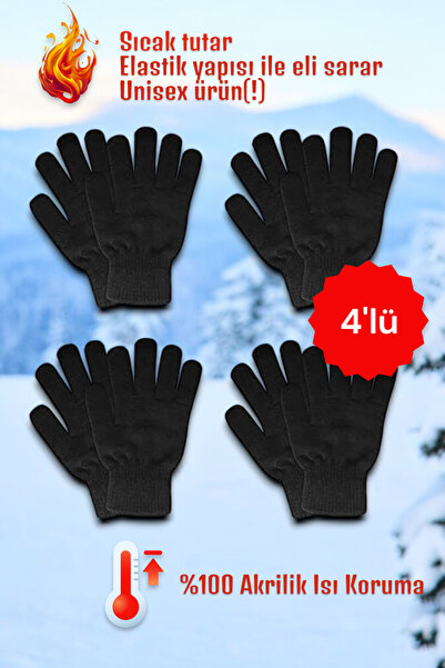 Moibody 100% acril tricot premium tricotat mănuși unisex rezistente la căldură