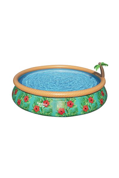 BESTWAY Fast Set Pool Set Paradise Palm 457x84centimeters
