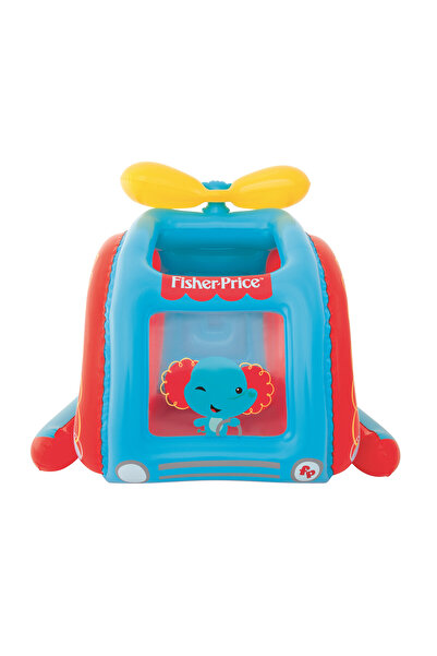 BESTWAY Fisher-price Ball Pit Helicopter 137x112x97cm | Inflatable Ball Pit With 25 Play Balls